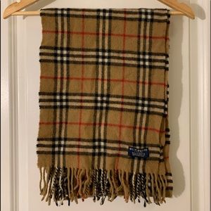 Burberry Classic Brown Plaid Scarf